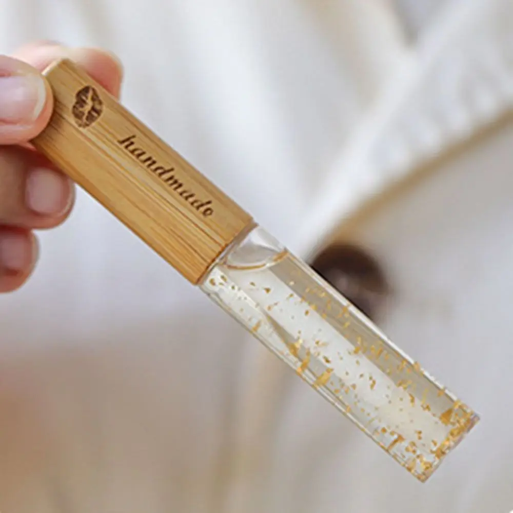 С кистью контейнер для туши бамбуковая крышка флаконы бутылка тюбик блеска губ