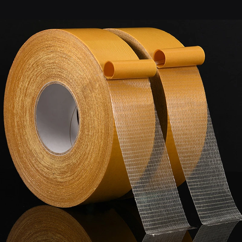 

10M Grid High Viscosity Transparent Double Sided Grid Tape Fiberglass Tapes Waterproof Super Traceless Adhesive DIY Tape 1Roll