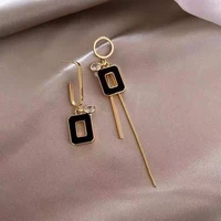 new korean asymmetric geometric temperament fashion cool romantic su earrings high sense personality versatile earrings women