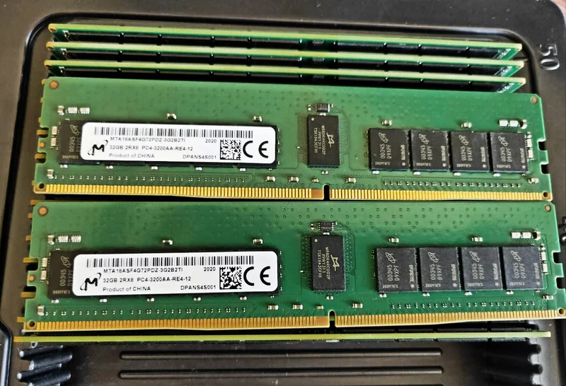 

Оперативная память 32G 2RX4 PC4-3200AA ECC REG MTA36ASF4G72PZ-3G2E2 memory stick 1 шт.