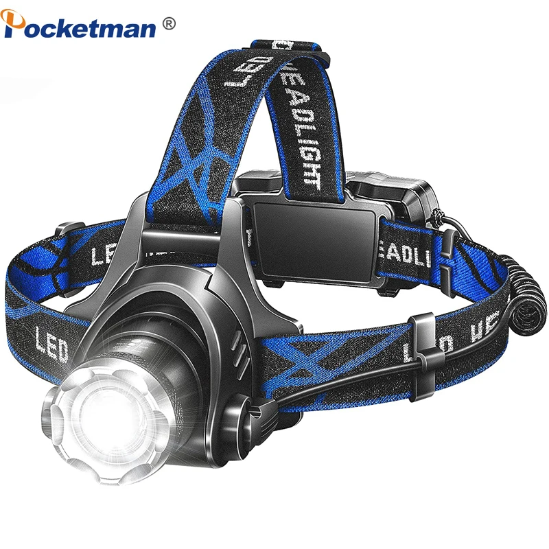 

Headlamps Super Bright Led Headlamp L2/T6 Zoomable Headlight Torch Flashlight Head lamp by 18650 battery for Fishing Hunting