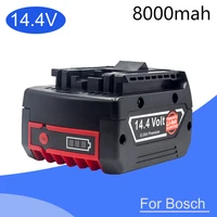 for bosch 14 4v 8 0ah gdr gsb dds gbh gsr hds 26614 pb360s electric drill wrench large capacity lithium ion battery charger set