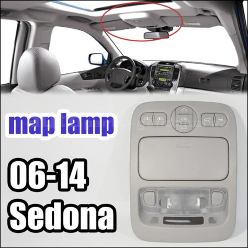 

Overhead Console Lamp Map Sliding Doors Body Sunroof Switch For Kia Sedona 2006-2014 928214D100QW