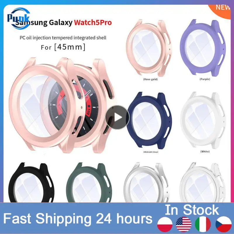 

Protector Cover Smartwatch Protective Cover Screen Protector Shell Soft Shell Protective Case 45mm For Galaxy Watch 5 Glass