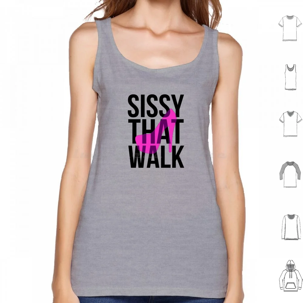 

Майка без рукавов, с надписью «Mrs That Walk»