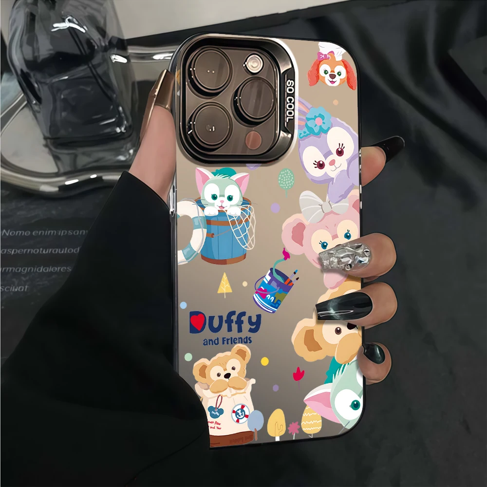 Фото Милый чехол для телефона с изображением медведя StellaLouS DuffyS для Samsung Galaxy S26 S25 S24 S23 S22 S21 S20 Note20 FE Ultra Edge Plus 4G5G, матовый чехол №2