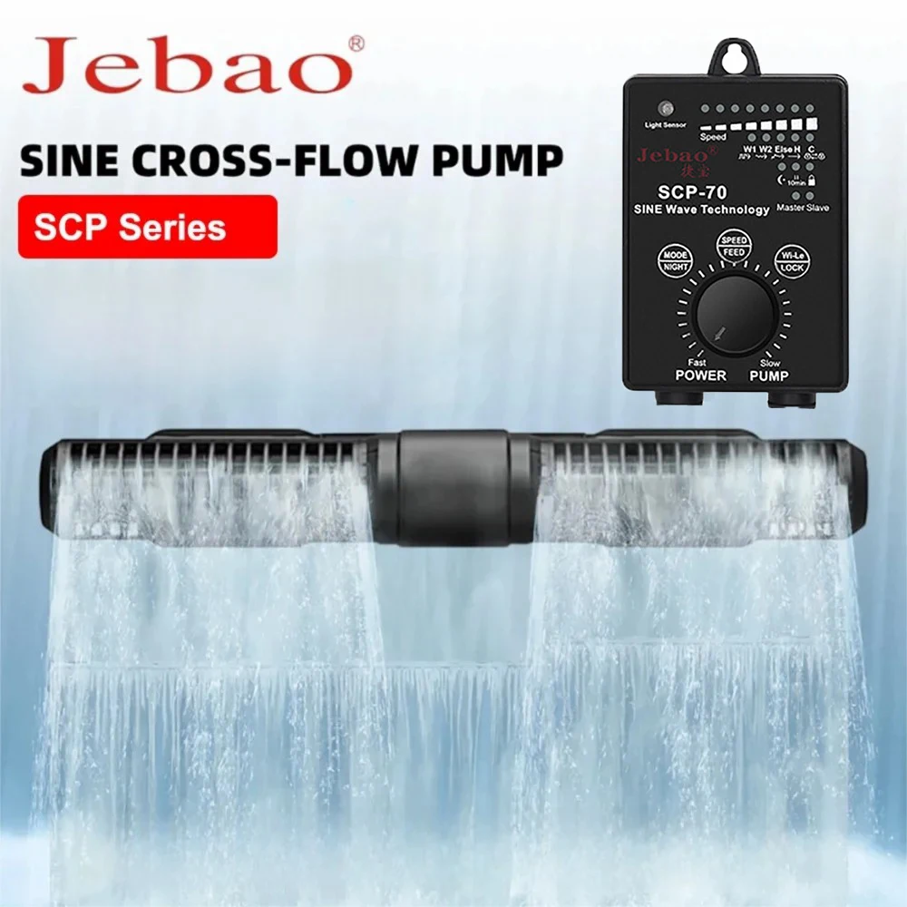 Фото Насос Jebao Wave Maker Surf Pumps SCP50-180 для аквариумов, фильтр с перекрестным потоком, водяной насос для аквариумов, аксессуары, бесшумные волны №1
