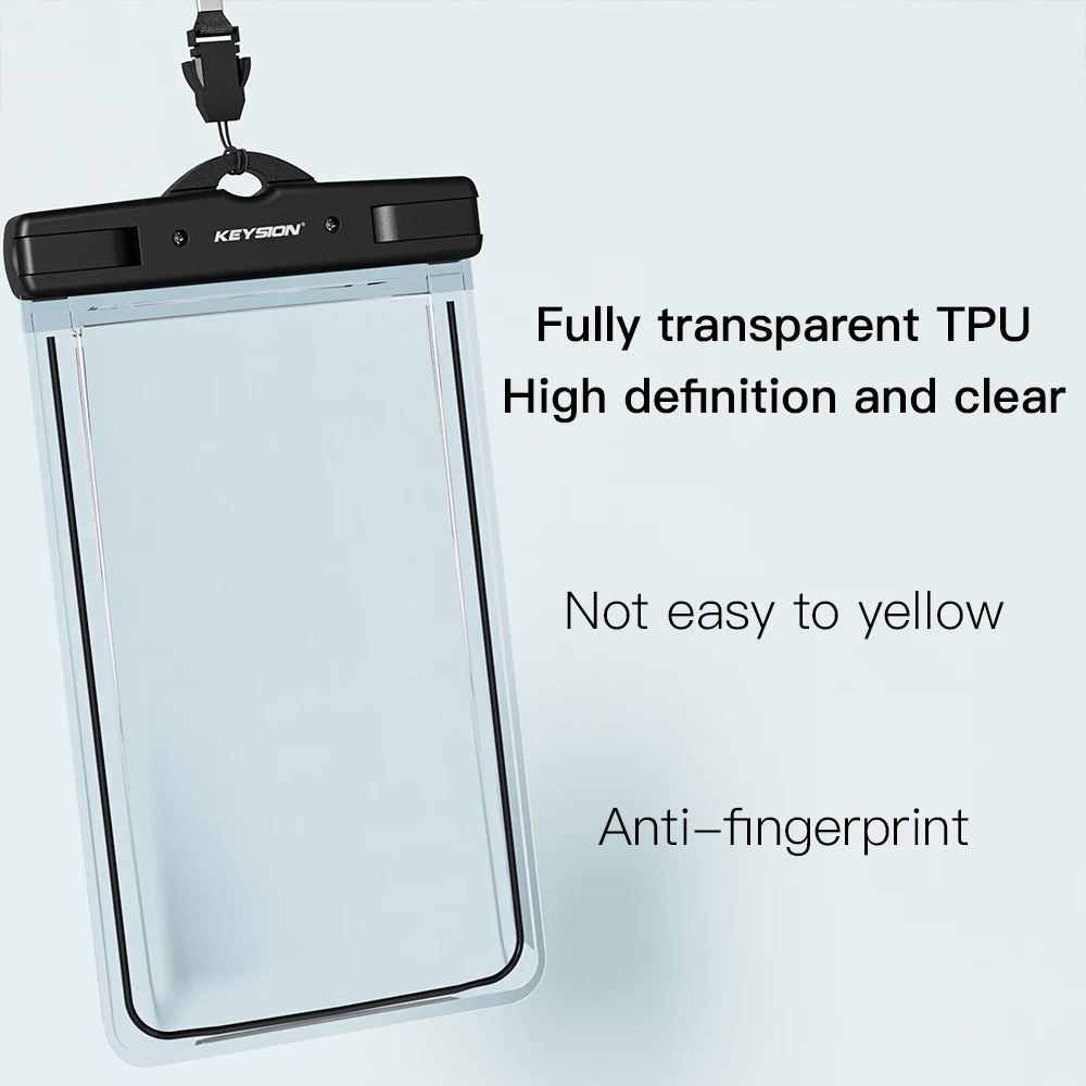 Светящаяся водонепроницаемая сумка KEYSION IPX8 для iPhone Samsung