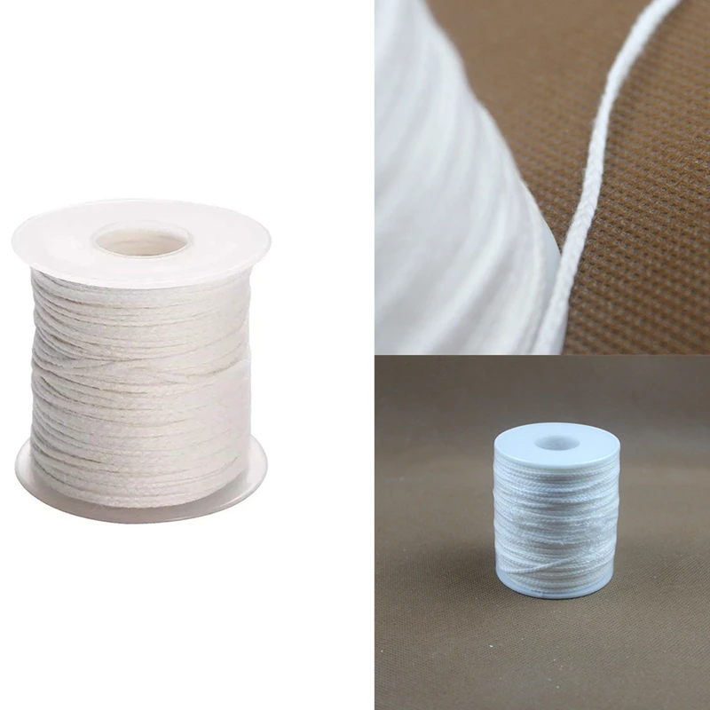 

Фитиль для свечей белый, 200 фута/61 метр