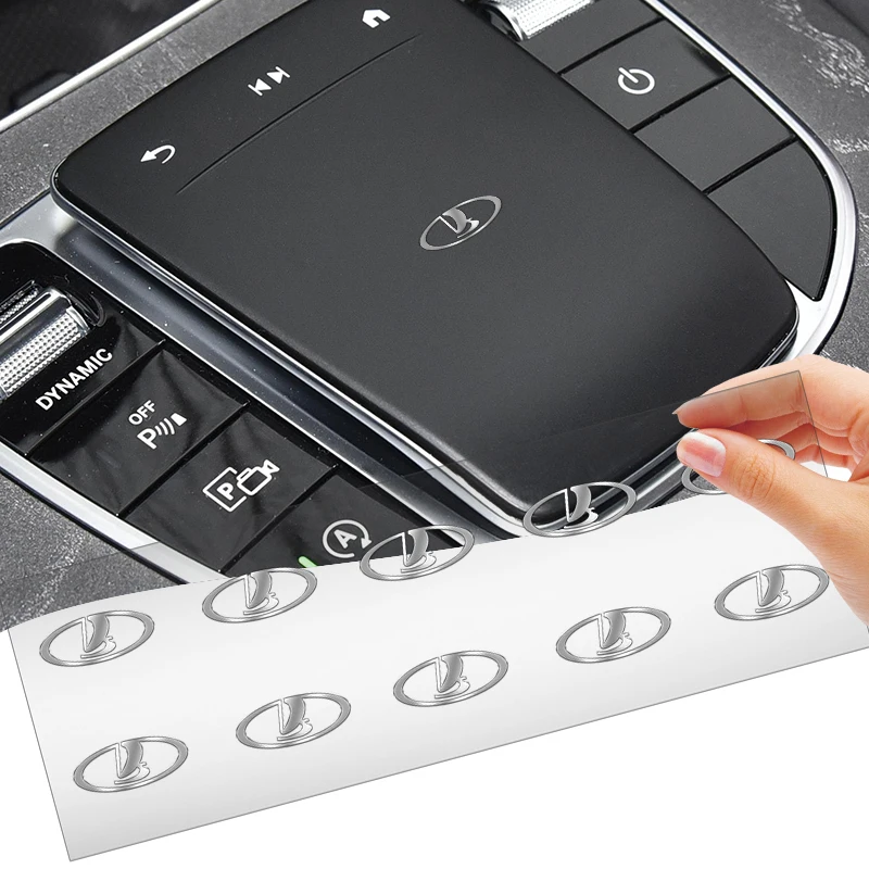 

Car Window Lift Button Sticker Steering Wheel Decal Car Interior For Lada VESTA Niva Kalina Priora Granta Largus Vaz Samara 2110