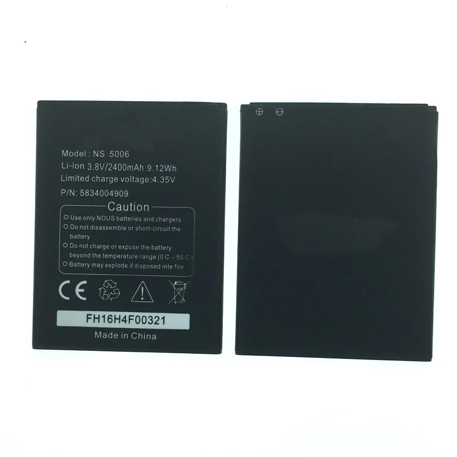 20 шт., аккумулятор для смартфона Nous NS 2400 NS5006