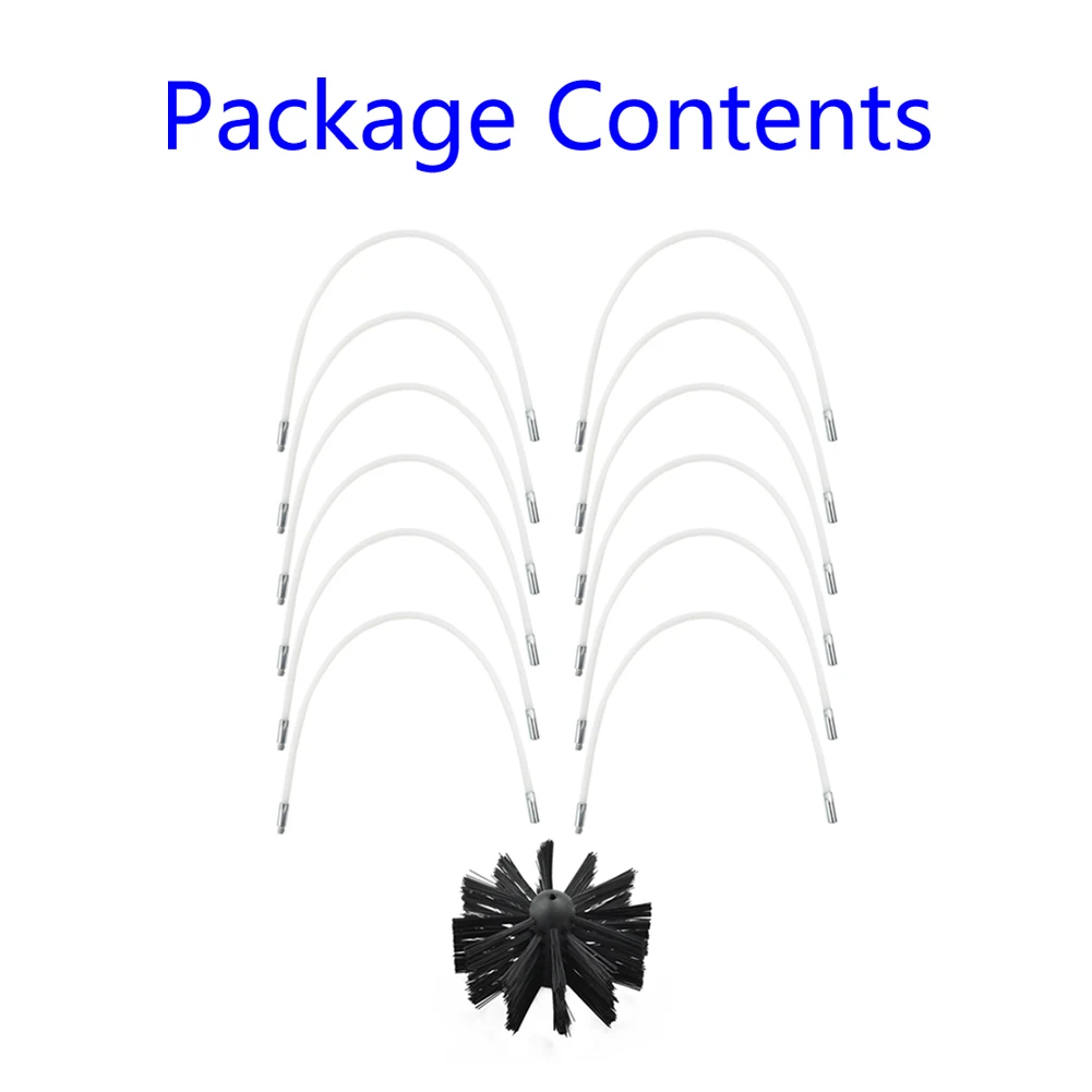 

Профессиональная щетка, 1 набор, 12 шт., набор инструментов для очистки дымохода, котла, нейлоновая щетка, сушилка, набор инструментов для промышленного использования