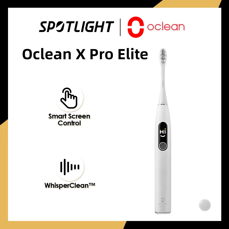 

Oclean X Pro Elite Smart Sonic Electrical Toothbrush Set Rechargeable Automatic Ultrasonic Teethbrushes IPX7 Ultrasound Whitener