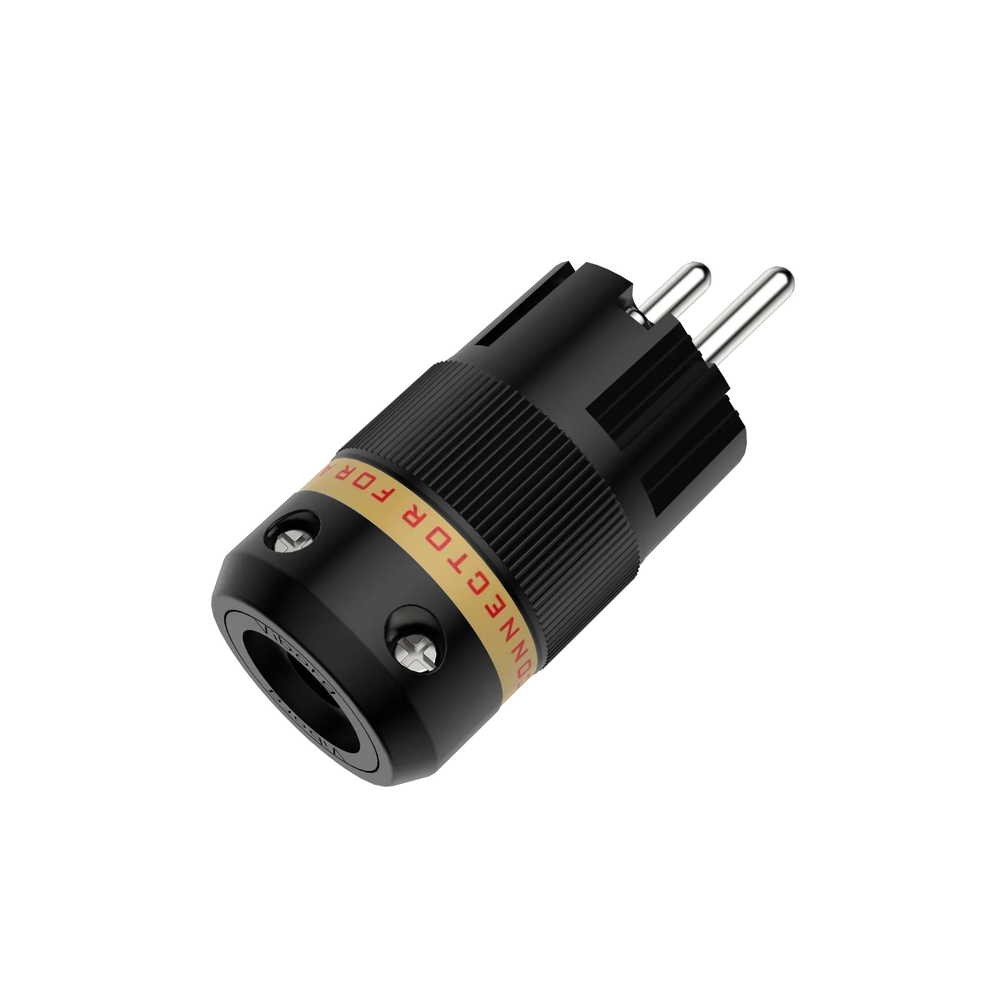 Пара Viborg VE501S + VF501S Чистая медь Посеребренная вилка европейского стандарта SCHUKO POWER