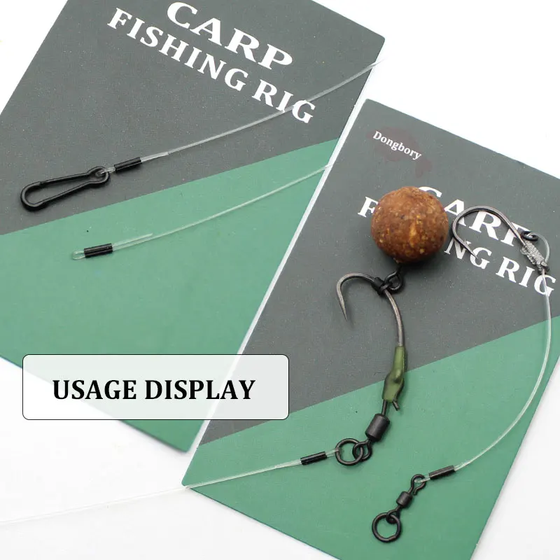 Обжимные плоскогубцы для ловли карпа фторуглеродный Вертлюг 0 6 мм 7 - купить по