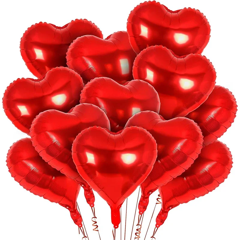 

Красные сердечные фольгированные шары Love 18 дюймов