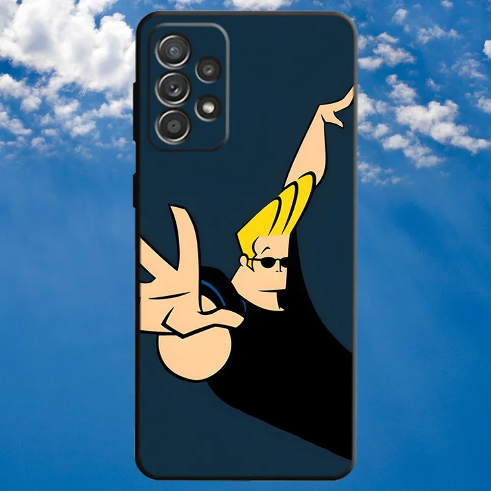 Мультяшный чехол J-NY Bravo для Samsung S21 S22 Ultra S20 S30 plus S23 Ультратонкий Мягкий Черный