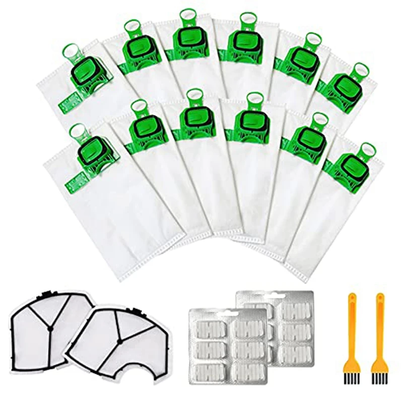 

For Kobold Vacuum Cleaner Bag Kit Compatible For Vorwerk Kobold VK140 VK150