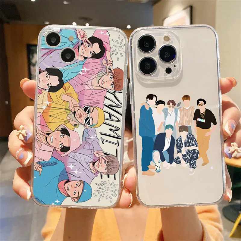 

Fashion Kpop Korean DYNAMITE Phone Case For iPhone 14 Pro Max 12 11 Pro XS Max XR 7 8 Plus 13 Pro Max Soft silicone Cover Fundas