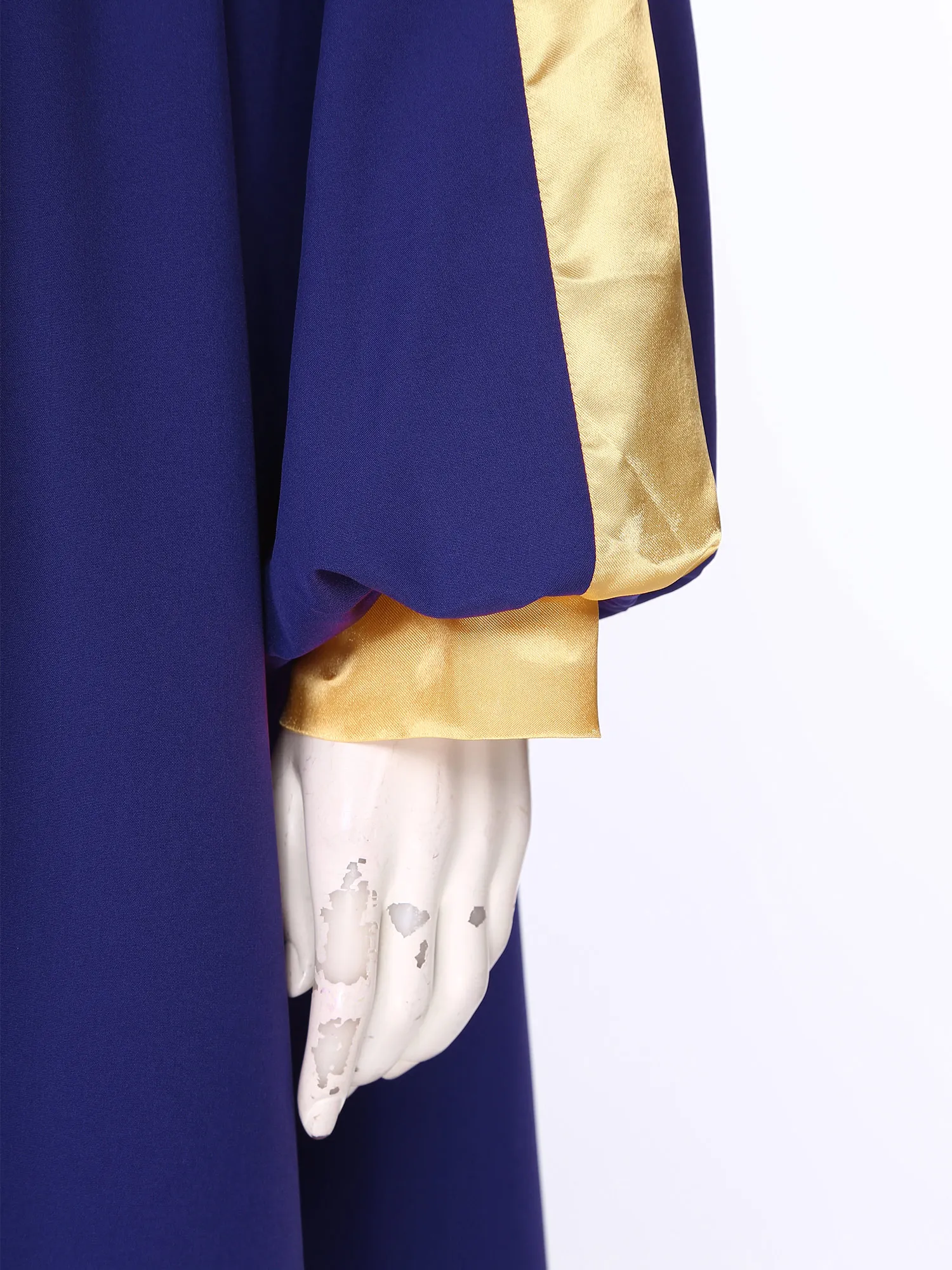 Женский и мужской халат для церковного хора платье на молнии с длинными рукавами