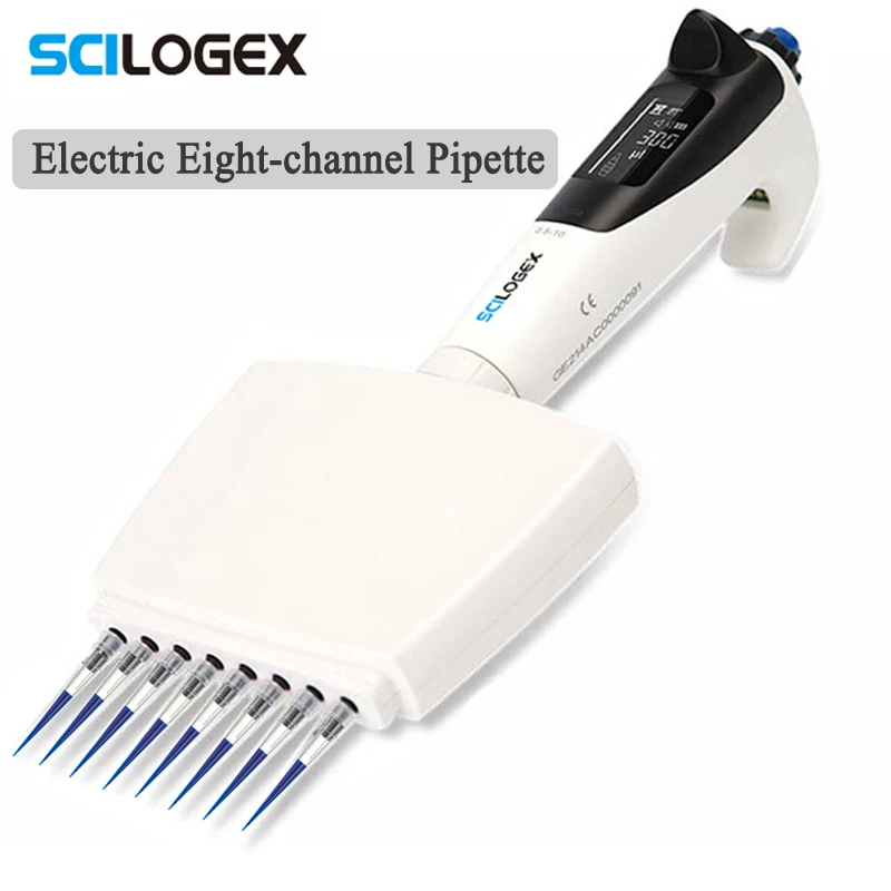 

Многофункциональная электрическая восьмиканальная пипетка SCILOGEX DPette 0,5-10 мкл/10-100 мкл/30-300 мкл, Электрический лабораторный дозатор, пипетка