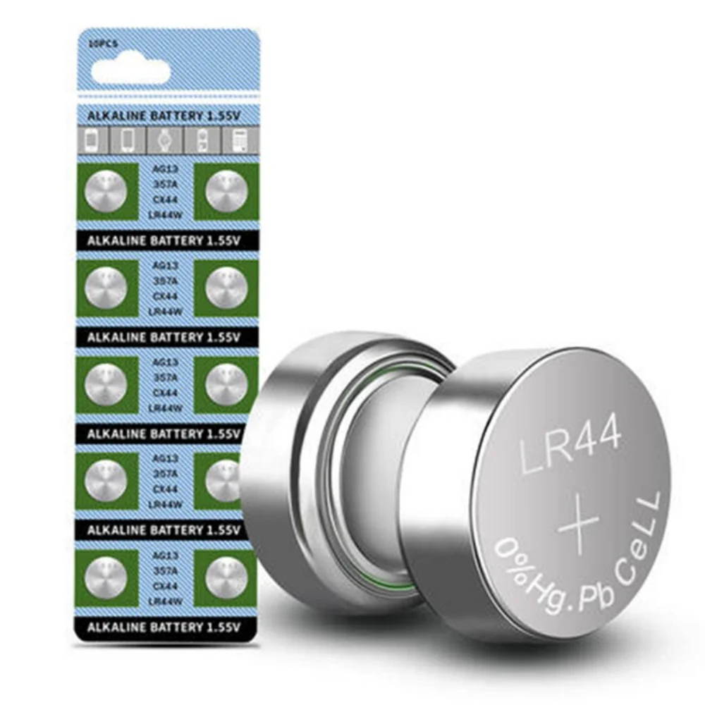 Фото 5-30 шт. батареек LR44 AG13, 1.5V 357 SR44 LR1154, кнопочные батарейки-монетки RW82 SR1154 SP76 для часов, игрушек, пультов ДУ №5