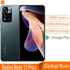 Смартфон Xiaomi Redmi Note 11 Pro + с глобальной прошивкой, обновленная версия, Destiny 720, NFC, камера 120 МП, 4500 Вт, быстрая зарядка, аккумулятор мАч