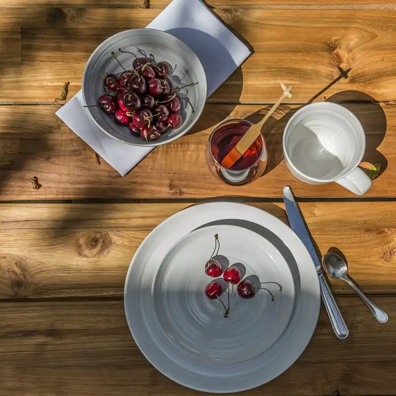 

Фарфоровая посуда, красивый набор из 16 предметов, белая фарфоровая посуда, идеально подходит для стола!