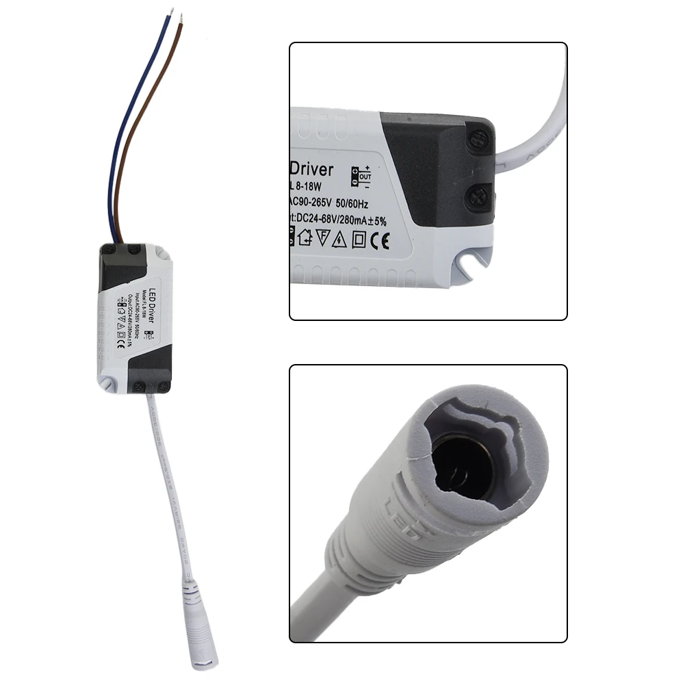 Драйвер освещения AC 110V 220V to DC 12V 24V 8-18W 8-24W