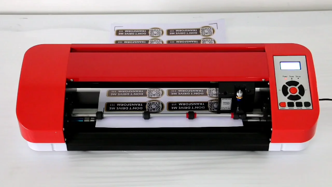 

380MM Vinyl Mini Cutter Plotter printer Cutting plotter machine vinyl Automatic Contour Cut vinyl cutter