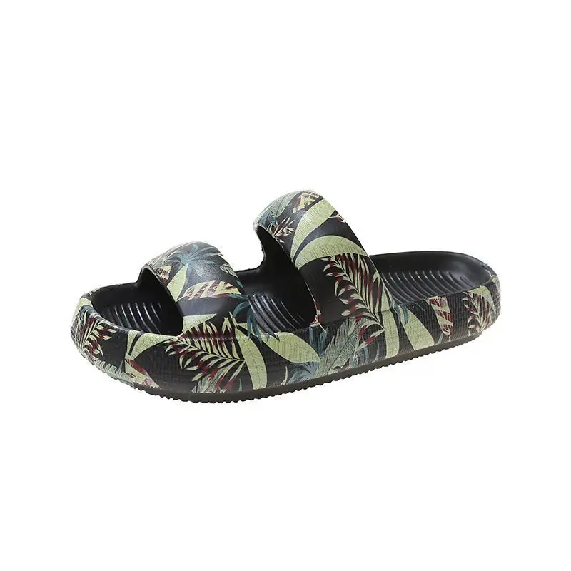 

Summer Ladies EVA Slippers High Quality Fashion Soft Soles Quiet Outdoor Comfortable Casual Beach Sandals Large Size 36-45