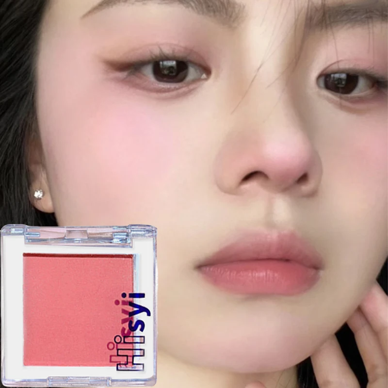 

Matte Blush Monochrome Soft Smooth Blush Palette Waterproof Lasting Blusher Palette Cheek Contour Natural Cheek Tint Cosmetics
