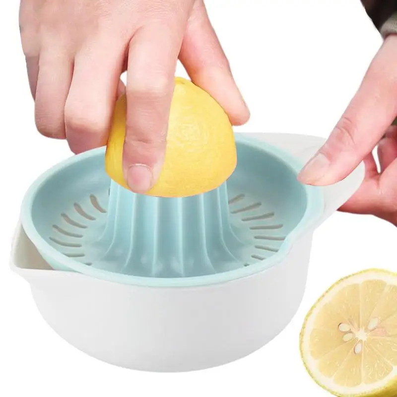 

Manual Juicer Orange Juicer With Bowl Container Lemon Lime Fruit Hand Squeezer Countertop Squeezer For Fresh Orange Juice