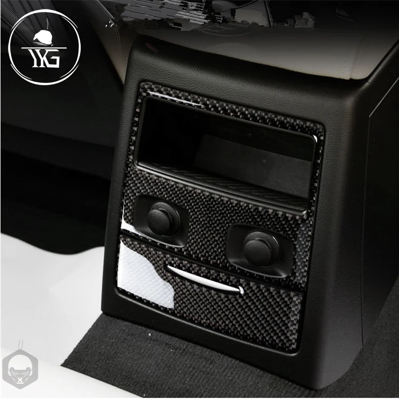 

Carbon Fiber Rear Air Condition Vent Cover Trim Air Outlet Decor Car Styling Stickers for BMW 3 series e90 E92 3 Series
