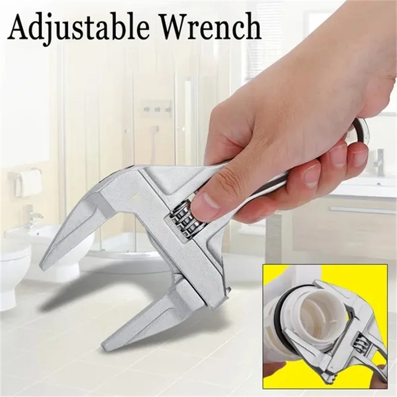 

Repair Strong Clamping Spanner Alloy Aluminium End Multifunctional Large Adjustable Wrench Open Wrench Home Adjustable Bathroom