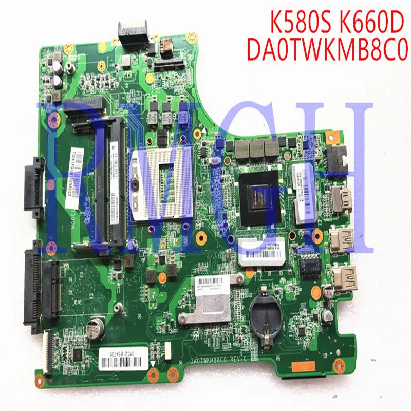 

Оригинальная материнская плата DA0TWKMB8C0 для HASEE K580S K660D, материнская плата DDR3L GTX960M, протестирована на 100%, бесплатно
