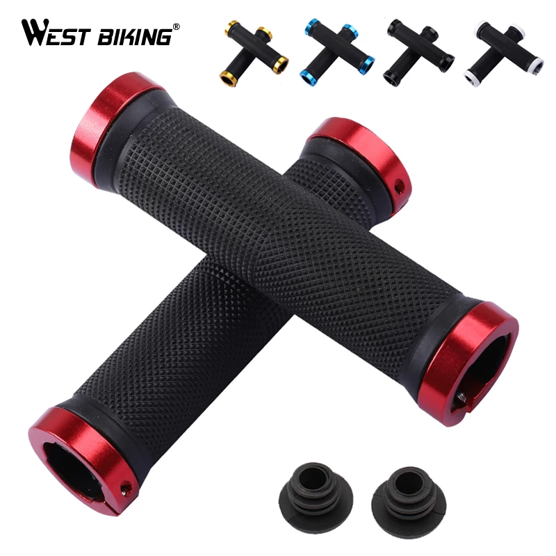 

WEST BIKING Bicycle Handlebar Grips Cycling Bicycle Accessories Non-slip Bicycle Handlebar Grips MTB BMX Bike Handle Bar Grips