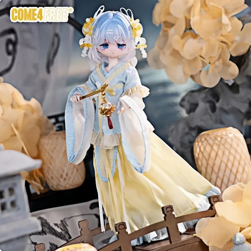 Come4free 18 Bjd Ob11 Комплект одежды для куклы: платье, пальто, юбка, саше, светло-желтый и небесно-голубой набор, оригинал, в наличии (art.: 3920dc6876a42) - 3920dc6876a42