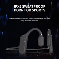 bluetooth 5 1 bone conduction earphones waterproof wireless open ear headphone sports light weight heaset for phone xiaomi apple