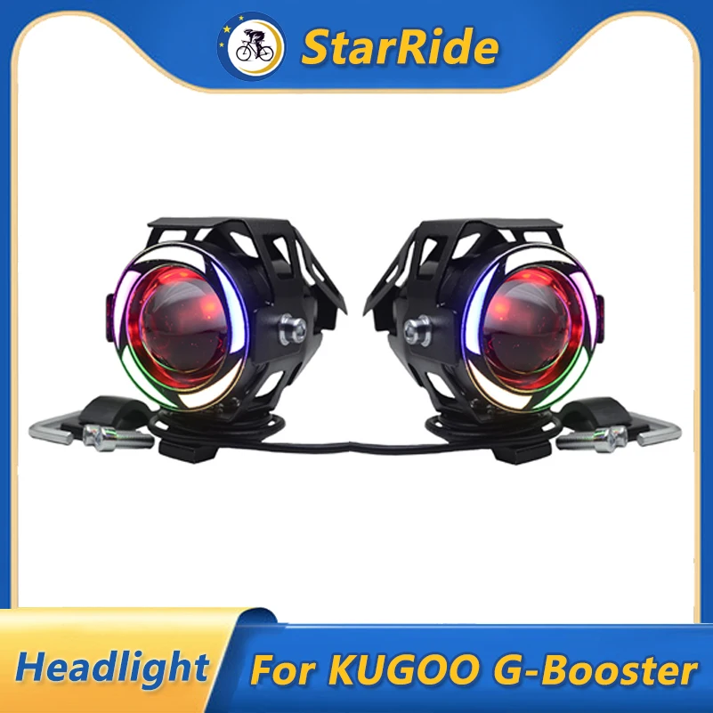 

Electric Scooter Strong Headlight Big Front Light Lamp for KUGOO G-Booster Electric Scooter Headlight Modification Accessories