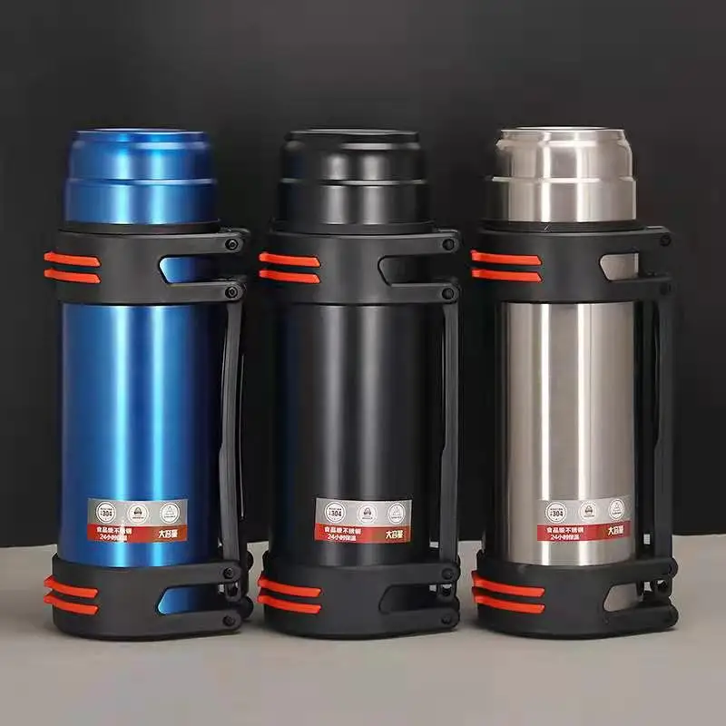 

2000 ml Large Capacity 304 Stainless Steel Tumbler Vacuum Thermal Flask Thermos Water Coffee Tea Portable Bottle