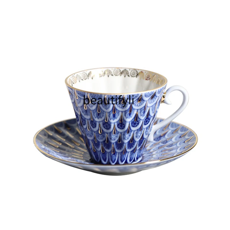 

LBX Myosotis Sylvatica Coffee Teacup and Saucer Teapot Set