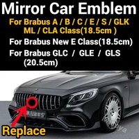 automobile mirror grille sticker for brabus w212 w213 w177 w204 w205 x253 w176 w202 x166 glc gle gls cla cls c257