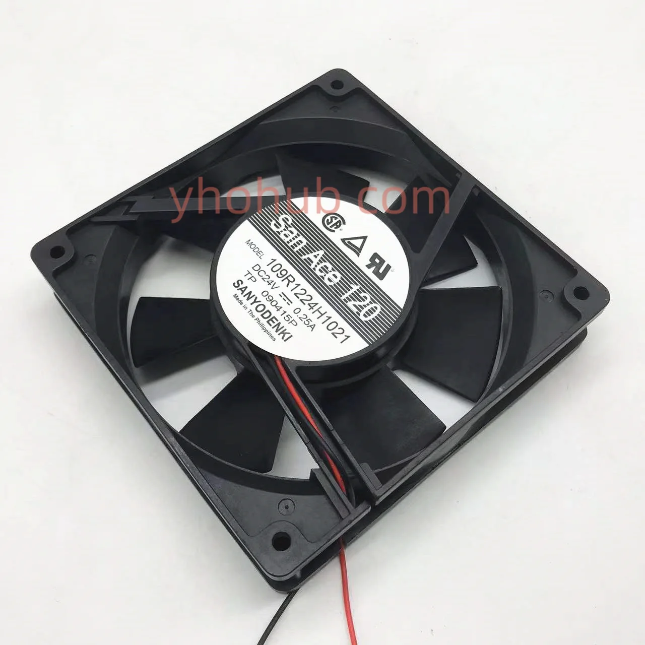 Refrigeração do Servidor de Fios de Sanyo Denki 109r1224h1021 dc 24v 0.25a 120x120x38 mm fã de