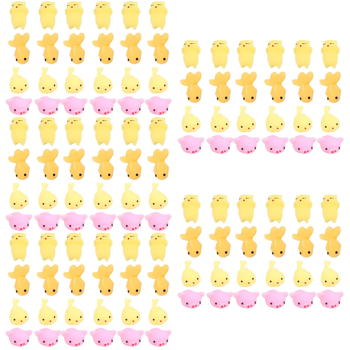 

120 pcs Animal Decompression Toys Cartoon Stress Relief Toys Fidget Animal Toys (Random Style)