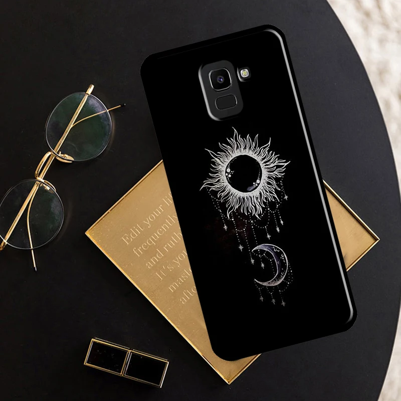 Чехол Sun And Moon Star для Samsung Galaxy J8 2018 J4 J6 Plus A6 A8 A9 A3 A5 2016 J3 J5 J7 2017
