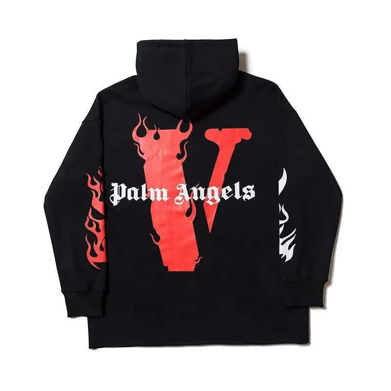 

Свитер VLONE для мужчин и женщин, Яркий модный свободный свитер, 100% хлопок, светоотражающая толстовка из флиса с V-образным вырезом, 7888
