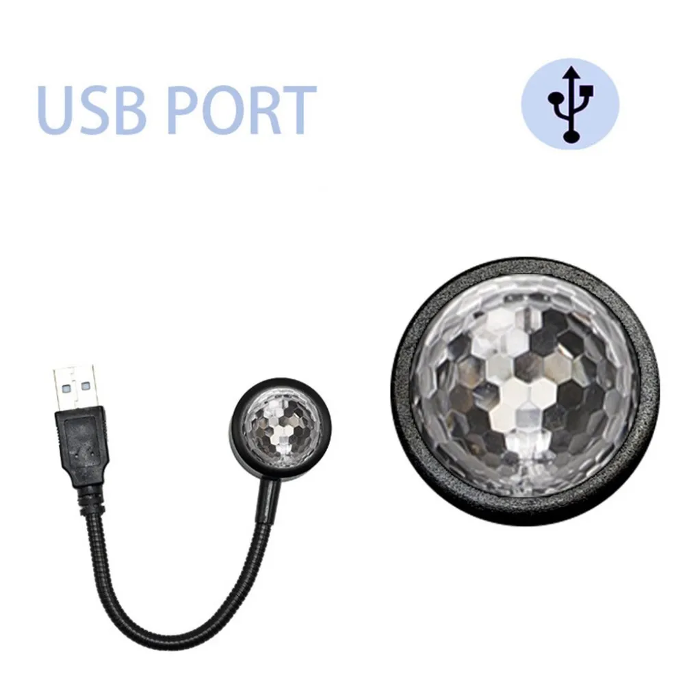 

Colorful Starry Sk Y Galaxy Projector Lamp Car Roof Atmosphere Light Romantic Nightlight USB Music Player Star Voice Control