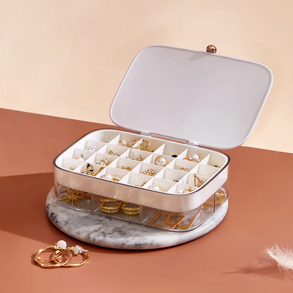 

Jewelry Storage Box,earrings,earrings,earrings,necklace,ring Partition Storage Box,large Capacity High-end Exquisite Jewelry Box