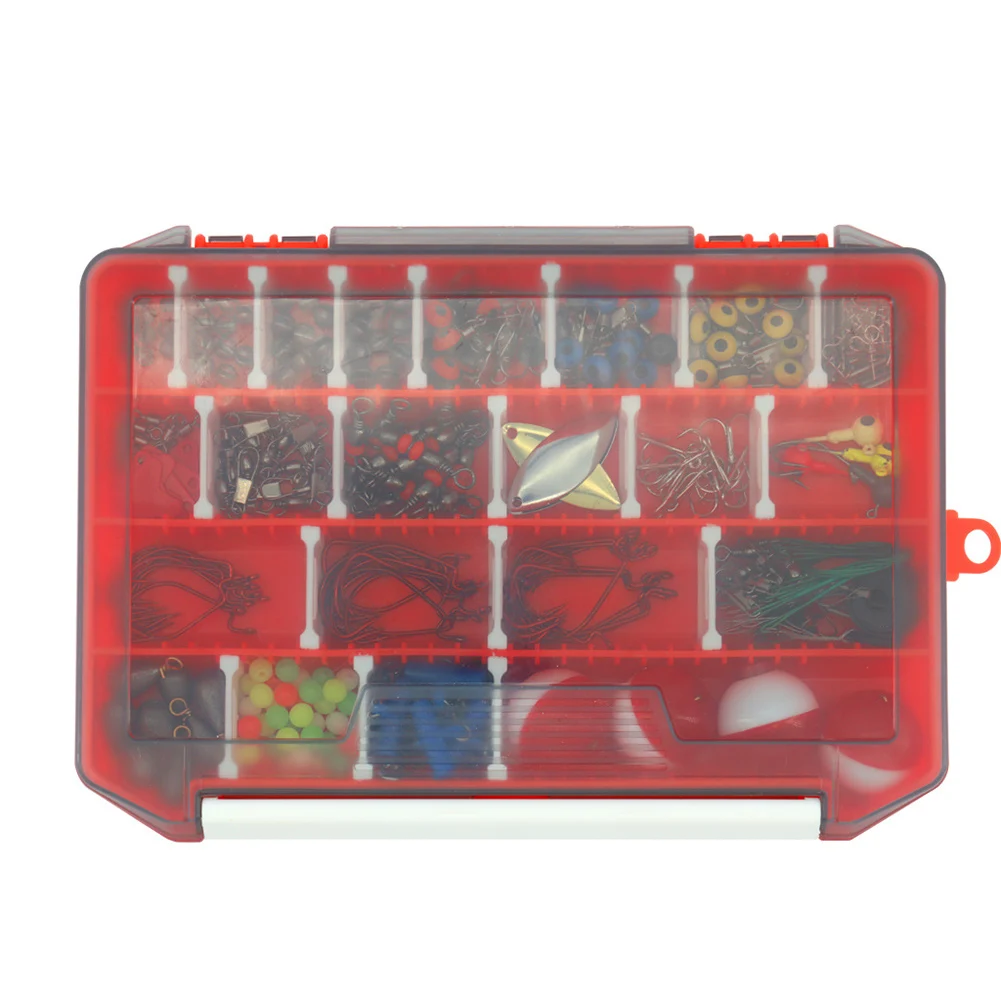 263 шт. наборы рыболовных аксессуаров с коробкой для хранения рыболовные крючки